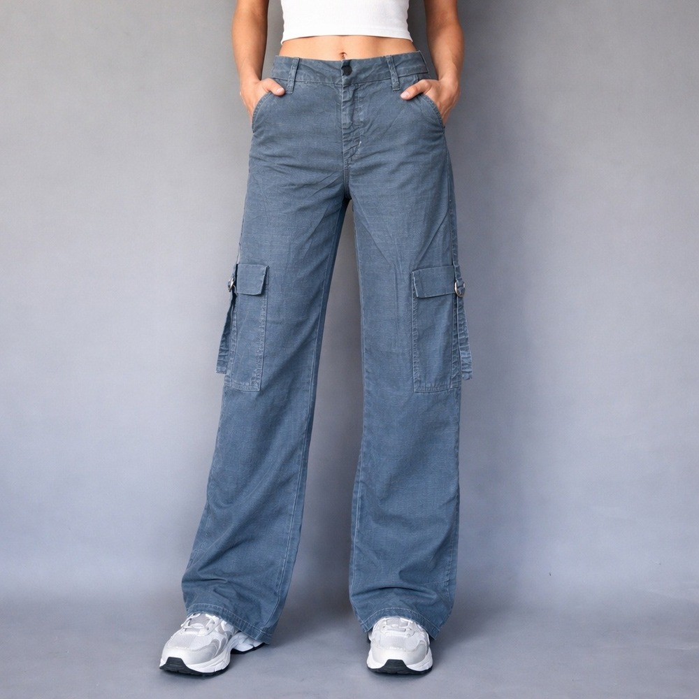 New With Tags Current Elliott Felicity Cargo Pants | Sz 26 - Fits 30" | Wide Leg